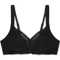 Triumph Nicht geformter BH Modern Lace+Cotton | Grösse: 75E | Farbe: Schwarz