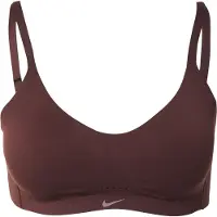 Nike Alate Minimalist Sport-BH mit Polster, verstellbaren Trägern und leichtem Halt - Braun |Größe L (C-E)