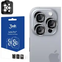 3MK Lens Protection Pro iPhone 16 Pro/ 16 Pro Max Titanium Silver