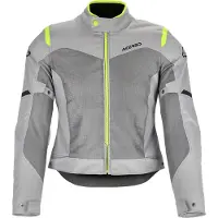 Acerbis Ramsey Vent 2.0 Mesh Damen Grau-Gelbe Textiljacke Größe XS