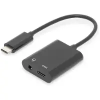 Digitus Ak-300400-002-s 3.5 Mm Usb-c Auf Jack Adapter