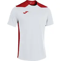 Joma Championship Vi Kurzarm-t-shirt Rot,Weiß L Damen Rot,Weiß L
