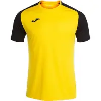 Joma Academy Iv Kurzarm-t-shirt Gelb,Schwarz 7-10 Years Jungen,Mädchen Gelb,Schwarz 7-10 Years