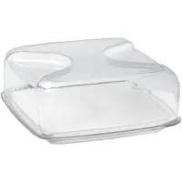 Guzzini Quadratische Kaeseglocke:Tablett,Haube, 27000000