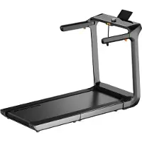 Kingsmith Treadmill X218, 136 kg, 1 km/h, 18 km/h, Kalorien, Distanz, Pulse rate, Geschwindigkeit, Zeit, Schwarz, Grau, run, Gehen