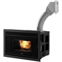 Edilkamin Kamineinsatz | PELLKAMIN 12++ EVO | 12,7 kW | mit Einfüllrutsche