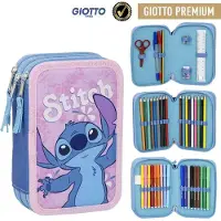 Cerdá 2700001261, Weiches Federmäppchen, Polyester, Mehrfarbig, Abbildung, Reißverschluss, Stitch