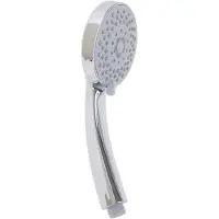 Bathroom Solutions Duschkopf 5 Funktionen, verchromter Stahl, Ø 9,5 cm