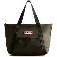 Hunter Schultertasche Original Midi Topclip Tote Unisex Dark Olive