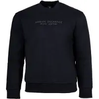 Armani Exchange für Herren. XM001284AF20934UB101 Sweatshirt mit Rundhalsausschnitt navy (XL), Schwarz, Lässig, Baumwolle, Langarm