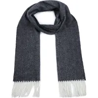 Profuomo Herren Schals Scarf Lambswool - Donkerblauw - Größe ONESIZE