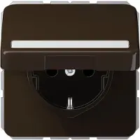 JUNG Steckdose 1f br glz CD UP Klappd IP20 CD1520BFNAKLBR