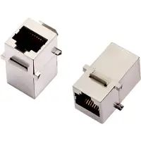 Encitech 3101-CAT6a RJ45-Steckverbinder CAT 6a 2101-0115-05 Doppelkupplung Pol