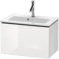 Duravit WT-Unterbau L-CUBE Compact 400x620x391mm flannel grey seidenmatt