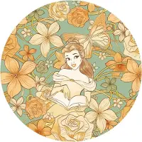 Komar Vliestapete "Vlies selbstklebend - Belle Spirit of Autumn - Größe 125 x 125 cm" bedruckt glatt Kinderzimmer