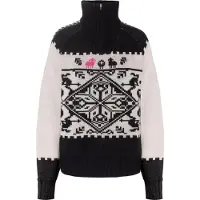 Kari Traa Saga Knit, Pullover, Damen, schwarz/weiß