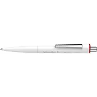 Schneider Kugelschreiber K3 Biosafe, Strichstärke M, dokumentenecht, Biokunststoff, Schaft weiß, Schriftfarbe rot, 10 Stück