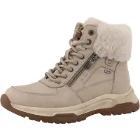 Tom Tailor Schnürstiefel Beige in Gr. 36