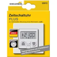 SCHELLENBERG Schalter "Plus zur Rollladensteuerung von Rohrmotoren Standard und Plus" 7 Stk. tlg. mit Display und Wandtaster, Unterputzmontage, weiß