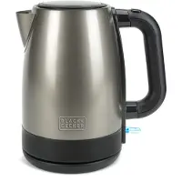 Black & Decker BXKE2201E, 1,7 l, 2200 W, Schwarz, Edelstahl, Edelstahl, Wasserstandsanzeige