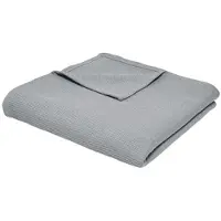 TODAY Wirfdecken Jeté de Lit Nid d'Abeille 150/200 Coton Essential Acier herren