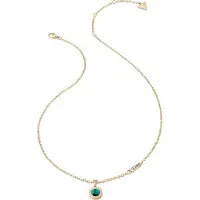 GUESS Color My Day Modern Gold Plated Necklace JUBN02245JWYGEMT/U