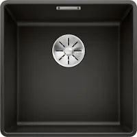 BLANCO Spüle SUBLINE 400-F 427 x 427 mm schwarz 525988