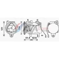 Ava Cooling Kompressor, Klimaanlage MCAK019