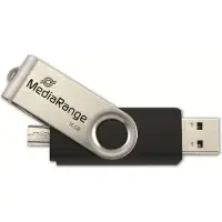 MediaRange combo flash drive with micro USB (OTG)