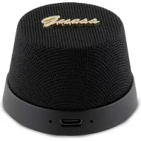 GUESS Magnetic Script Metal Bluetooth-Lautsprecher - Schwarz
