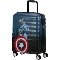 American Tourister Trolley Wavebreaker Disney Spinner 55 / 20 TSA Marvel FL Captain America City mehrfarbig