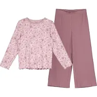 Name it Schlafanzug - Noos - NkfNightset - Mauve Schatten - - 7-8 Jahre (122-128) - Schlafanzug 2-teilig