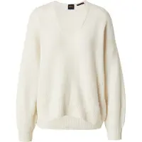 Hugo Boss Strickpullover "Fondyssa Premium Damenmode" im Relaxed Fit, V-Ausschnitt