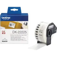 Brother Klebeband DK22205 62 mm Schwarz auf Weiß
