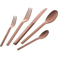 Zwilling Besteck-Set "Minimale mattiert" 18/10 Edelstahl, Rostfrei, für bis zu 12 Personen, Rosa