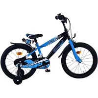 Volare Sportivo Kinderfahrrad für Jungen - 18 Zoll in Blau Schwarz mit Zweihandbremsen