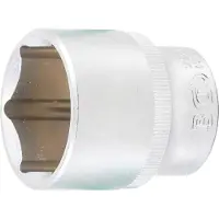 Bgs Steckschlüssel-Einsatz Sechskant 2786, Antrieb Innenvierkant 12,5 mm (1/2"), SW 1.1/4"