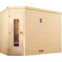 Weka Sauna "Turku" Set, 7,5 kW-Ofen mit digitaler Steuerung