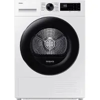 Samsung 9 kg Trockner DV5000D mit Optimal Dry, , Freistehend, Frontlader, Wärmepumpe, Weiß, Drehregler, Rechts