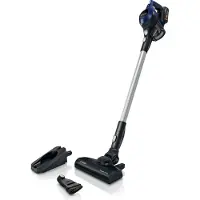 Bosch Serie 6 BBS611PCK, 2-in-1-Stabstaubsauger, Beutellos, Blau, Trocken, Hygienefilter, Filterung