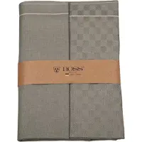 Ross Geschirrtuch "2er Set 907, zwei Geschirrtücher in einer Banderole" hochwertige Zwirn Halbleinen Geschirrtücher, Maße je Tuch ca. 50x70 cm