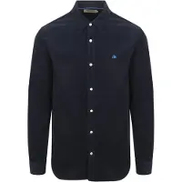 Scotch & soda Solid Corduroy Hemd Schwarz