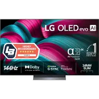 LG OLED evo AI OLED77C51LA, 195,6 cm (77"), 3840 x 2160 Pixel, OLED evo, Smart-TV, WLAN, Schwarz