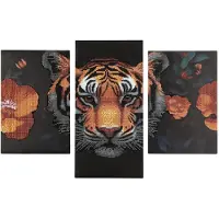 Creative Craft Lab Creative Craft Group Diamond Painting Triptychon Tiger Malen nach Zahlen Set