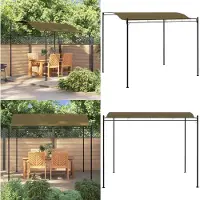 The Living Store Pavillon 3x2,4 m Taupe 180 g/m²