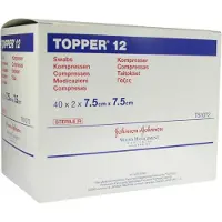 KCI Topper 12 Kompr.7,5x7,5 cm steril 40x2 St Kompressen
