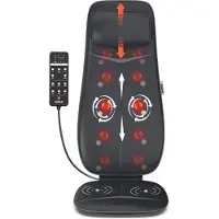 Renpho Shiatsu-Massagesitzauflage "Neck & Back Massager Cushion S BM076" für Tiefenentspannung des Nackens & Rückens -- Wärme & Vibration