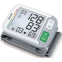 Beurer Handgelenk-Blutdruckmessgerät "BC 51 mit Durchschnittswertberechnung der letzten 7 Tage" Farbiger Risikoindikator und Arrhythmie-Erkennung