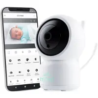 Eta Babyphone "Smartes Babyphone Mimi" Smart App, 6 voreingestellte Schlaflieder, Wählbare Bildqualität