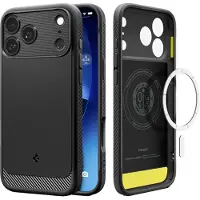 Spigen Apple iPhone 17 Pro Hülle - Silikon - - Backcover/Soft Case - Schwarz